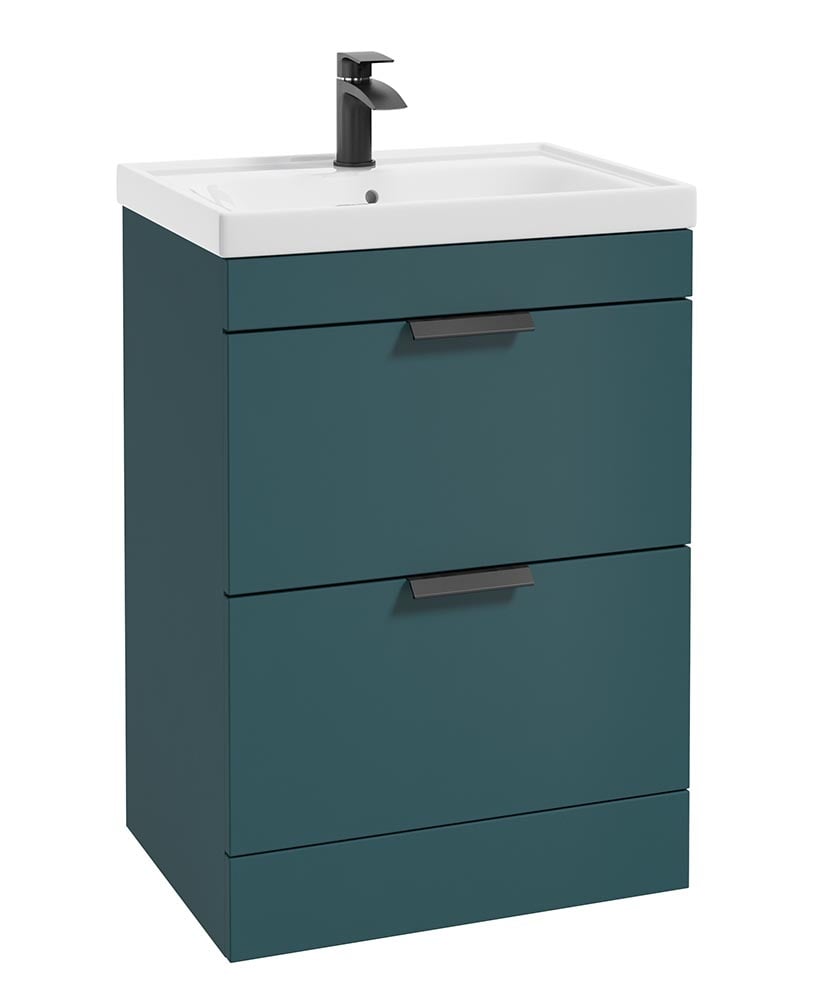 STOCKHOLM Floorstanding Two Drawer Vanity Unit