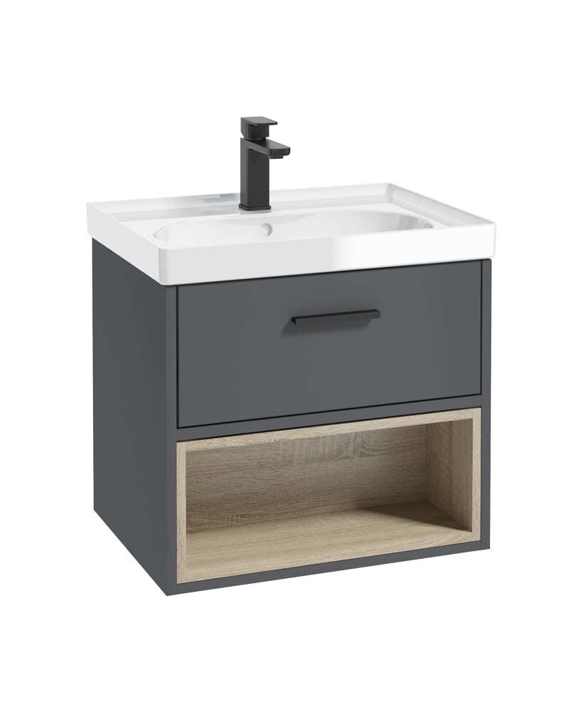 MALMO Wall Hung Single Drawer Vanity Unit