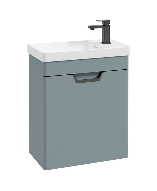 FREYA Wall Hung Single Door Cloakroom Vanity Unit