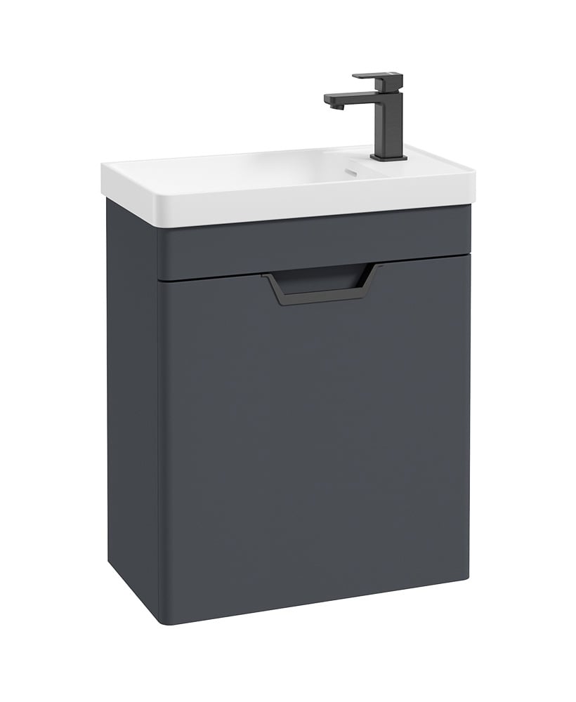 FREYA Wall Hung Single Door Cloakroom Vanity Unit