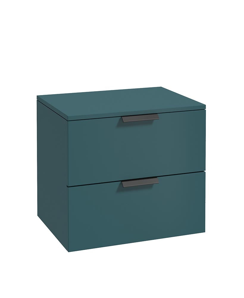 STOCKHOLM Wall Hung Two Drawer Countertop Vanity Unit