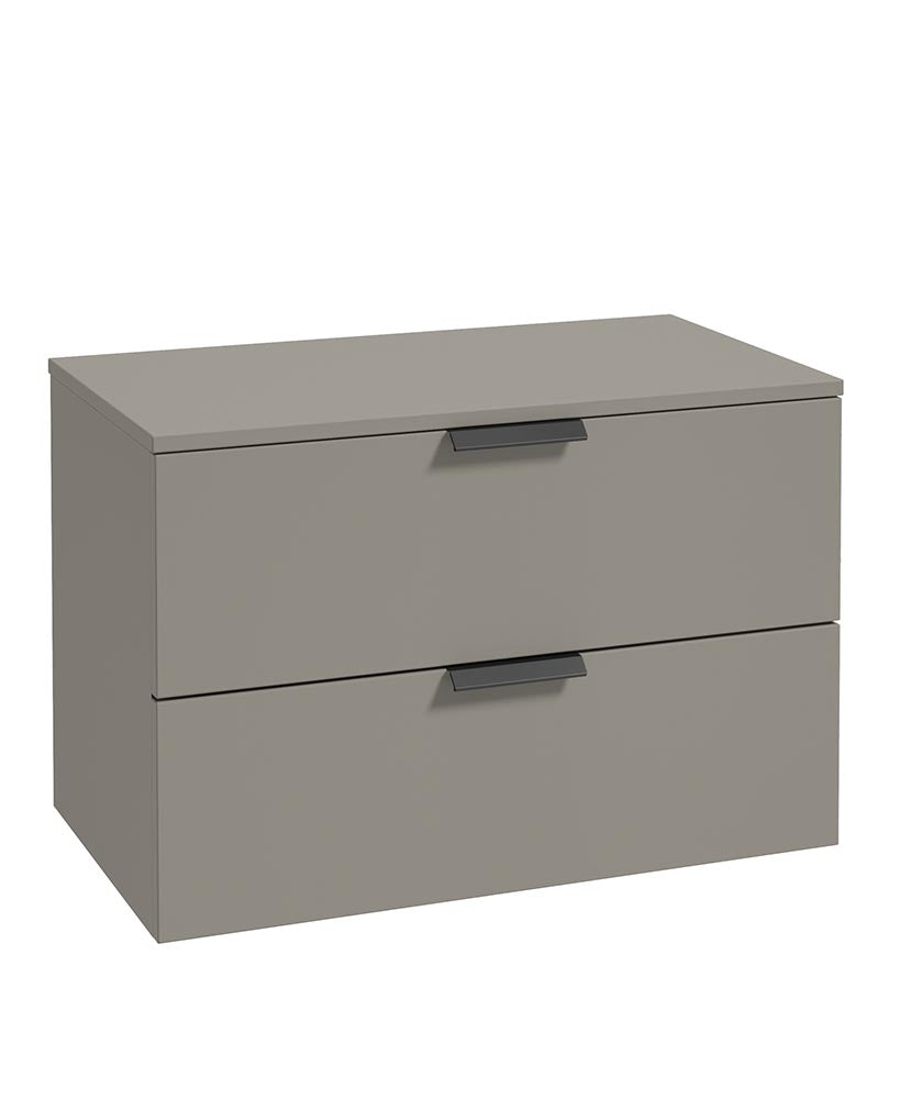 STOCKHOLM Wall Hung Two Drawer Countertop Vanity Unit