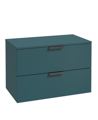 STOCKHOLM Wall Hung Two Drawer Countertop Vanity Unit