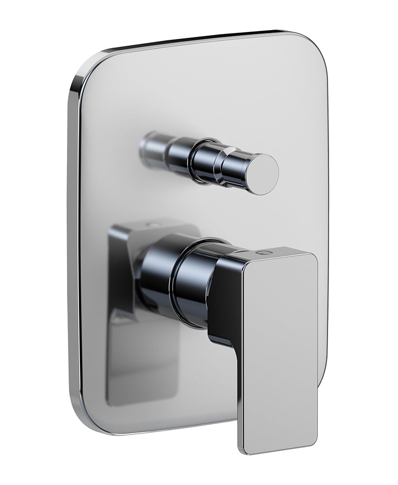 CONTOUR Manual Shower Valve with Diverter Chrome