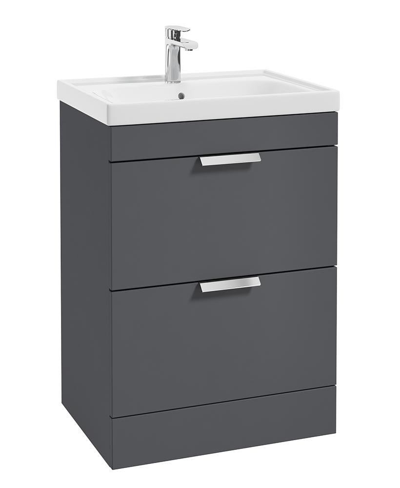 STOCKHOLM Floorstanding Two Drawer Vanity Unit