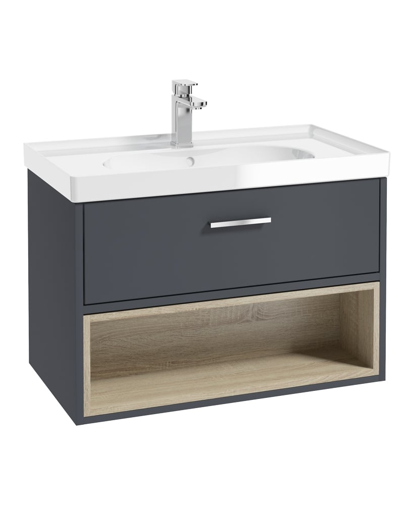 MALMO Wall Hung Single Drawer Vanity Unit