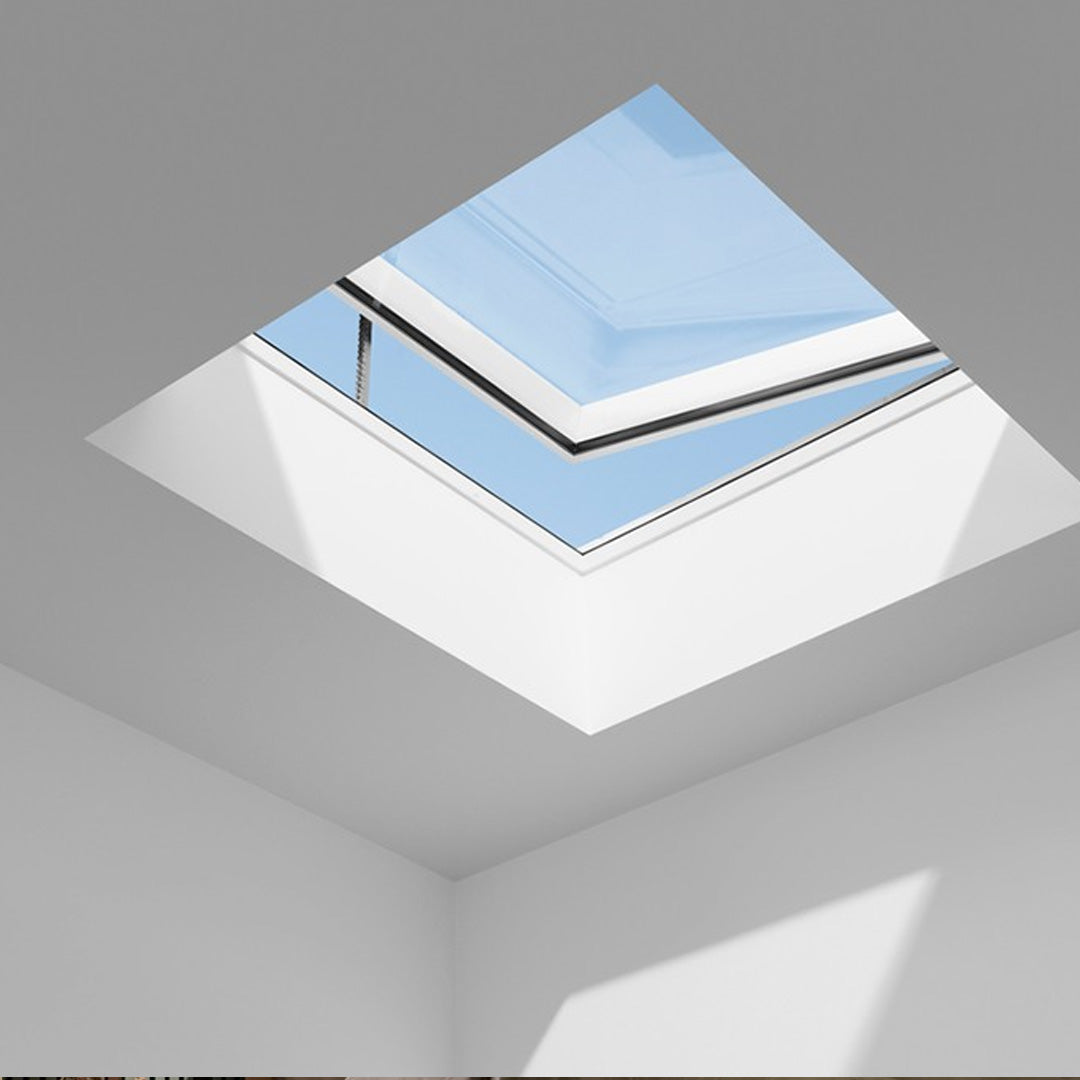 Curved glass rooflight