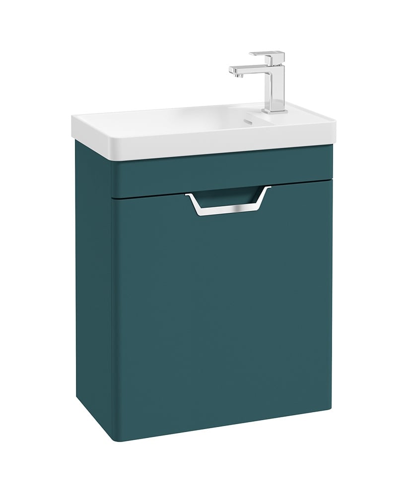 FREYA Wall Hung Single Door Cloakroom Vanity Unit