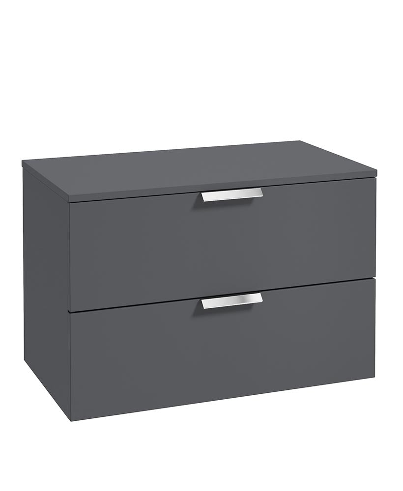 STOCKHOLM Wall Hung Two Drawer Countertop Vanity Unit