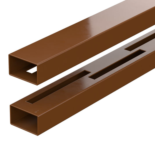 DURAPOST RAILS FOR VENTO UP TO 900MM  HEIGHT | 1829MM SEPIA BROWN (PK2)