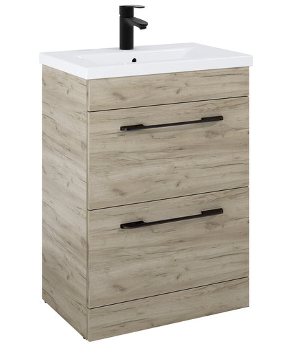 OTTO PLUS Floorstanding Two Drawer Vanity Unit