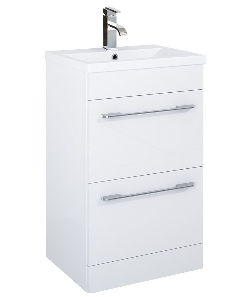 OTTO PLUS Floorstanding Two Drawer Vanity Unit