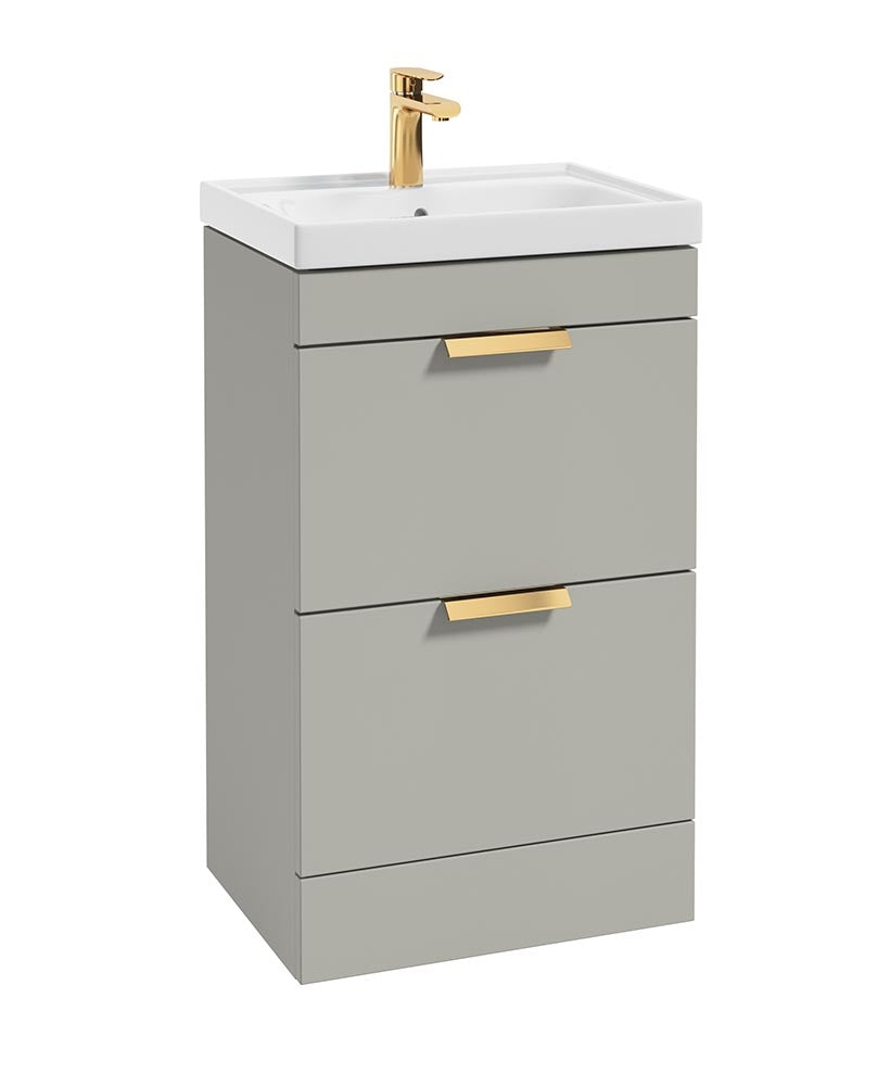 STOCKHOLM Floorstanding Two Drawer Vanity Unit