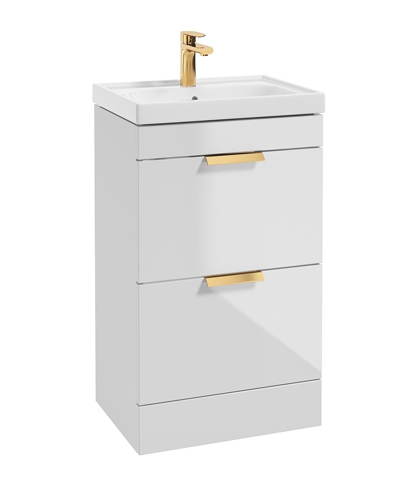 STOCKHOLM Floorstanding Two Drawer Vanity Unit