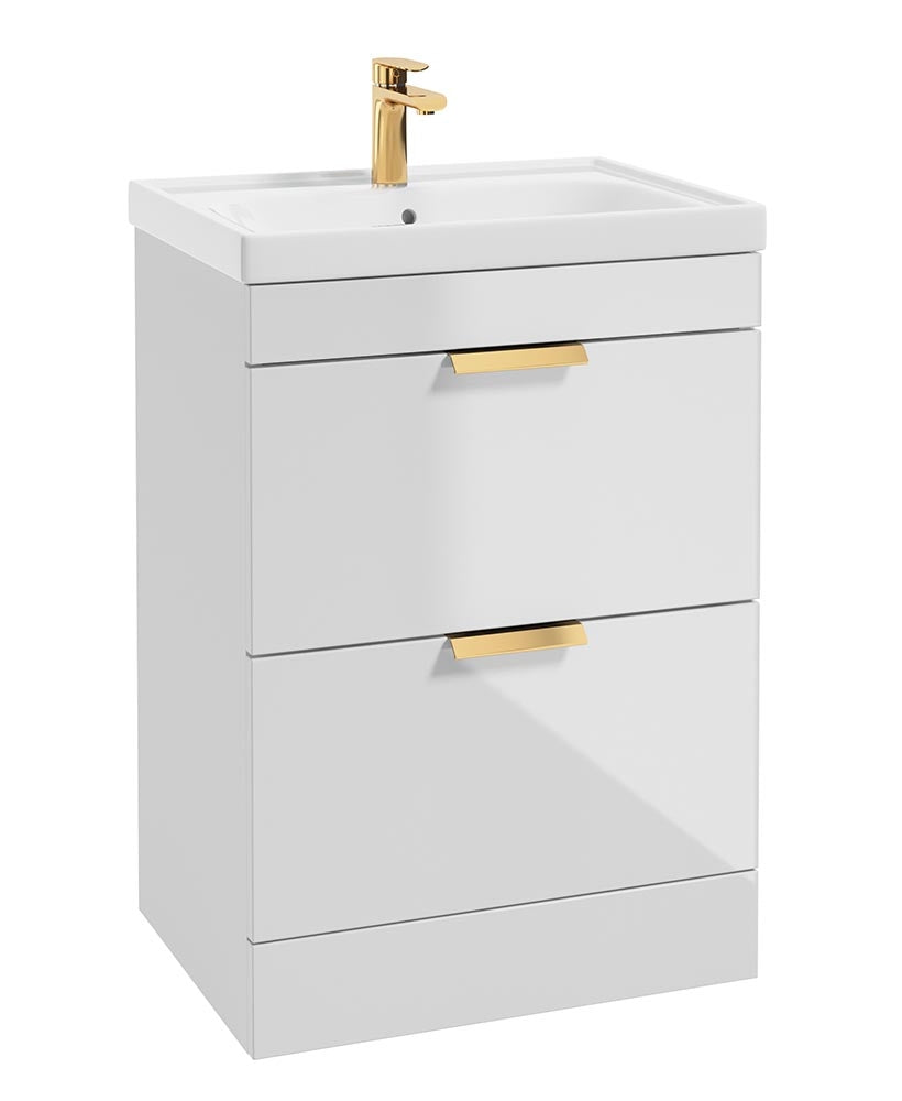 STOCKHOLM Floorstanding Two Drawer Vanity Unit