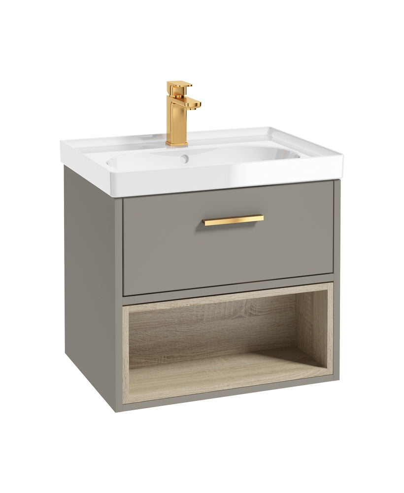 MALMO Wall Hung Single Drawer Vanity Unit