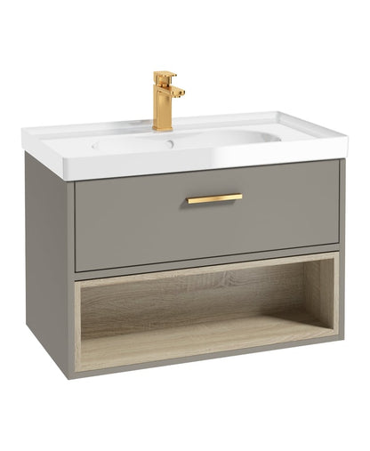 MALMO Wall Hung Single Drawer Vanity Unit