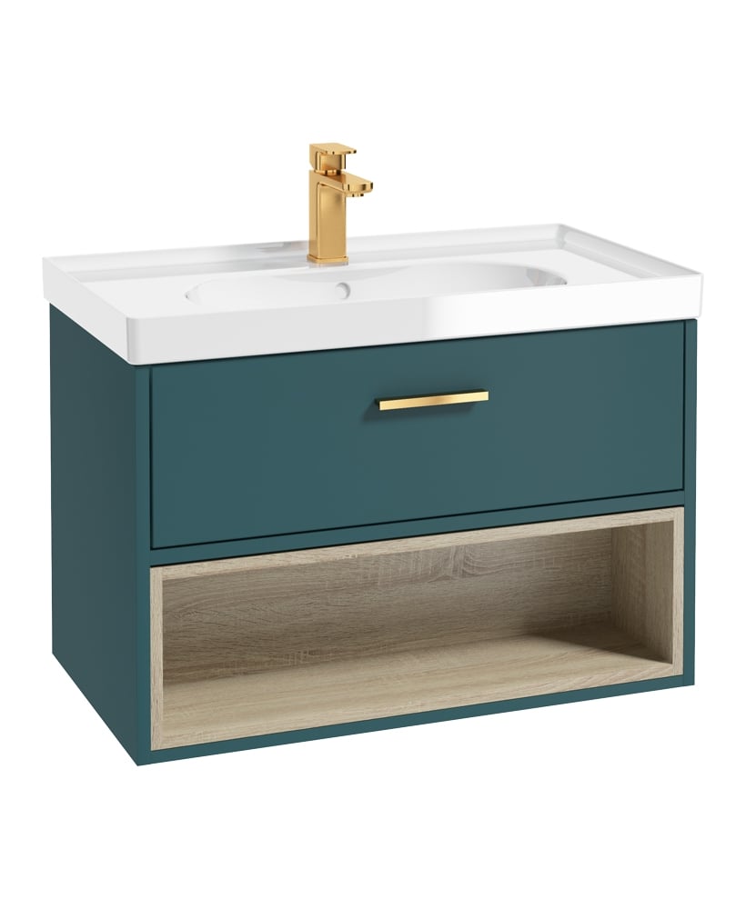 MALMO Wall Hung Single Drawer Vanity Unit