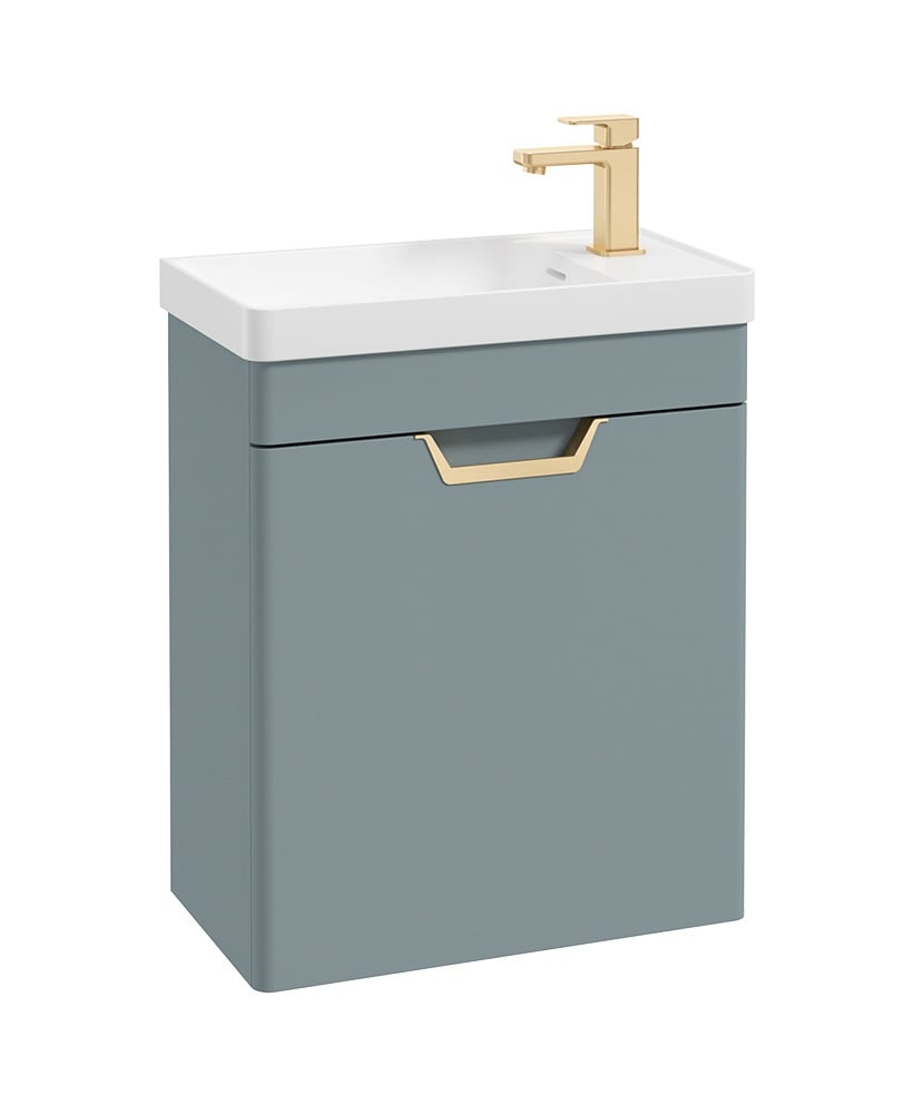 FREYA Wall Hung Single Door Cloakroom Vanity Unit