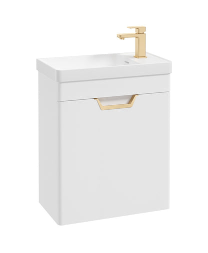 FREYA Wall Hung Single Door Cloakroom Vanity Unit