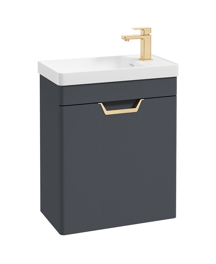 FREYA Wall Hung Single Door Cloakroom Vanity Unit