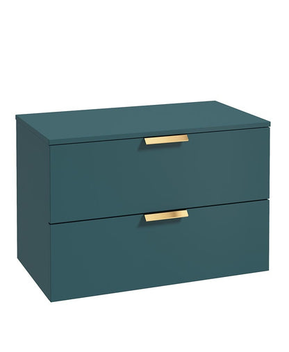 STOCKHOLM Wall Hung Two Drawer Countertop Vanity Unit