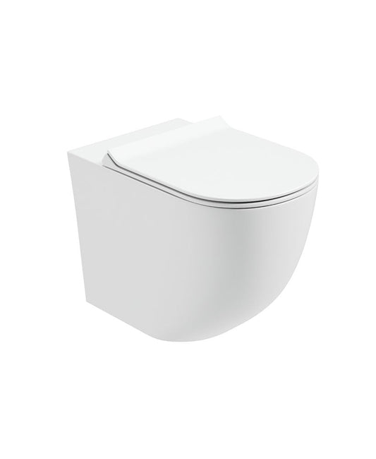 INSPIRE Rimless Back to Wall WC & Delta Slim Soft Close Seat