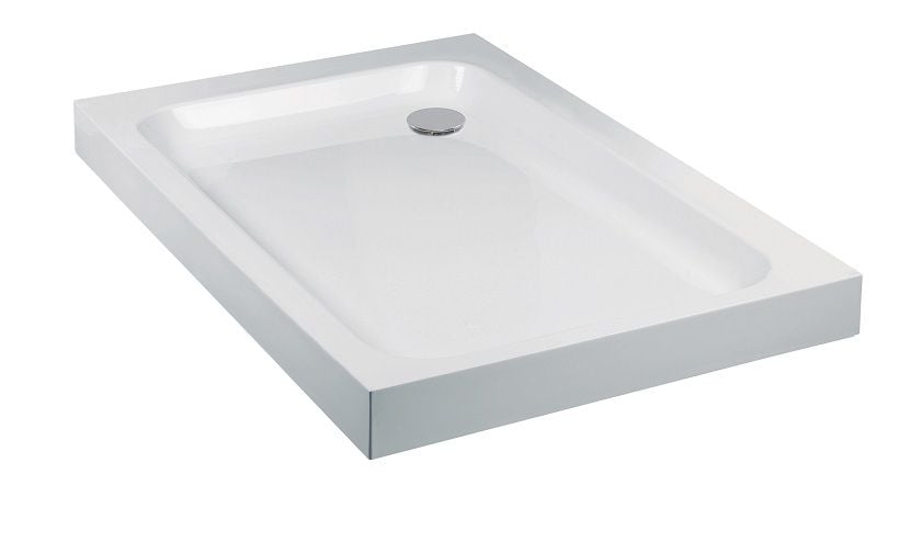 ULTRACAST Rectangle No Upstand Shower Tray White