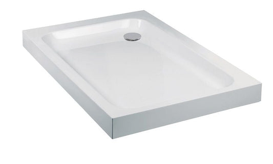 ULTRACAST Rectangle No Upstand Shower Tray White