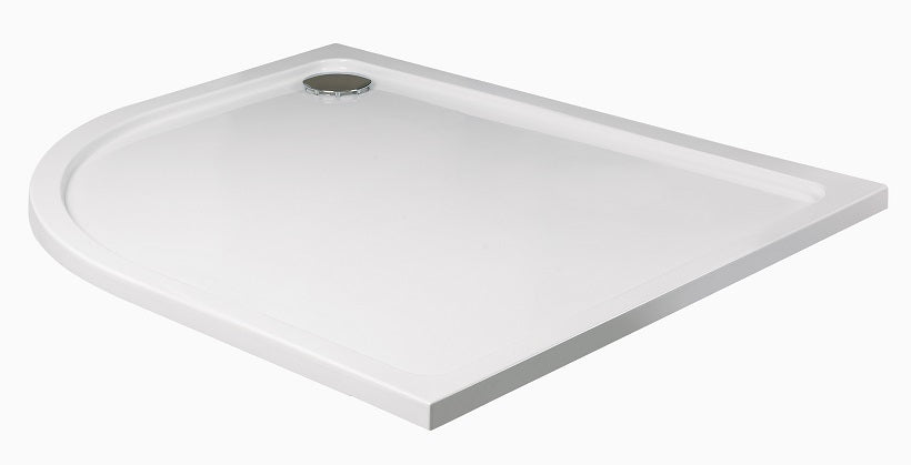 LOW PROFILE Offset Quadrant Left Hand No Upstand Shower Tray