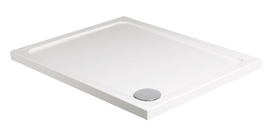 LOW PROFILE Rectangle No Upstand Shower Tray White