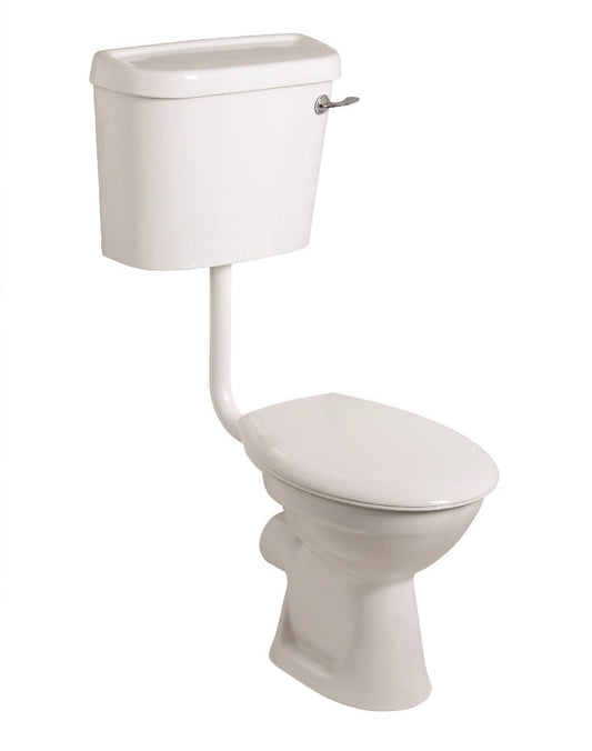 STRATA Low Level Bottom Supply Cistern WC & Soft Close Seat