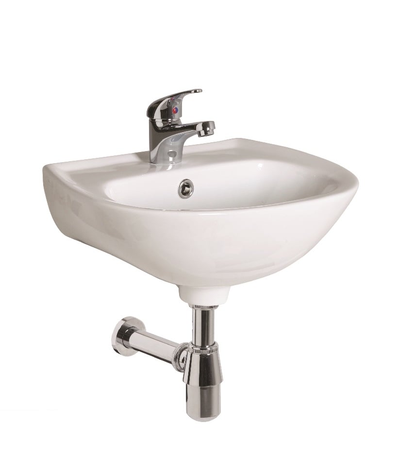 STRATA Round Fronted 1 Tap Hole Wash Basin