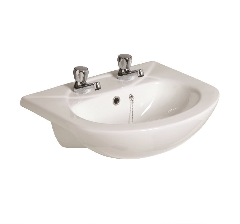 STRATA 2 Tap Hole Semi Recessed Wash Basin