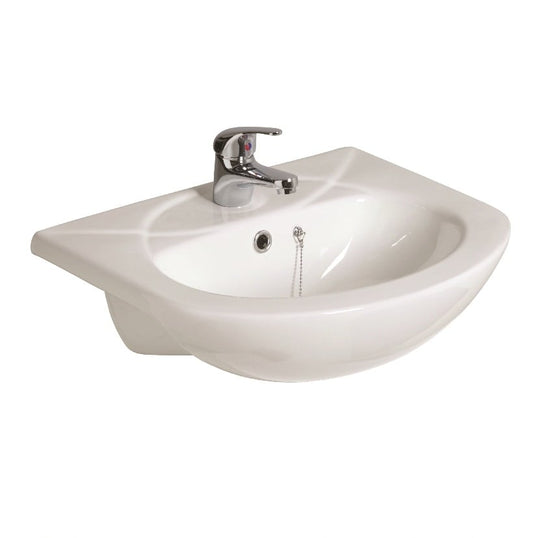 STRATA 1 Tap Hole Semi Recessed Wash Basin