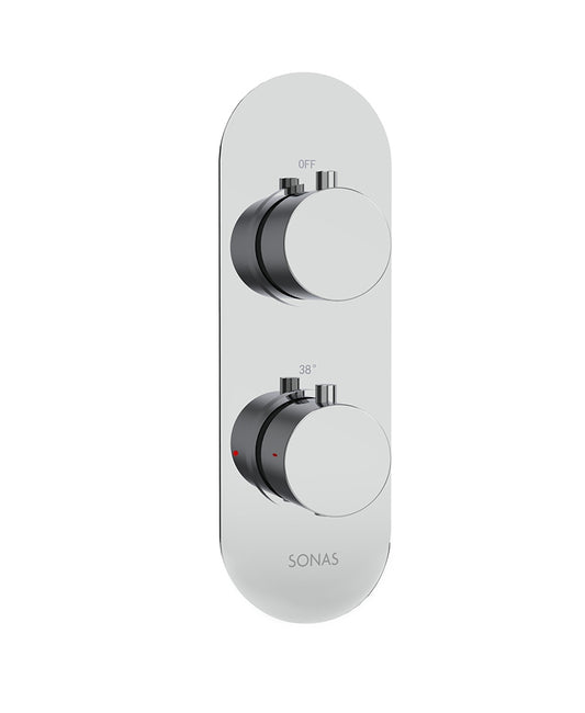 ALITA Round Dual Control 1 Outlet Shower Valve