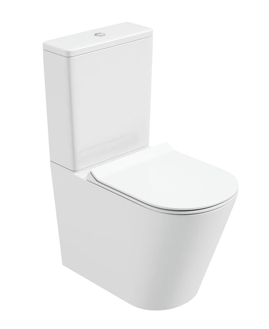 REFLECTIONS Rimless Fully Shrouded Close Coupled WC & Delta Slim Soft Close Seat