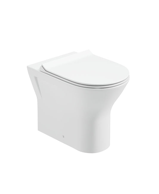 SCALA Rimless Comfort Height Back to Wall WC & Delta Slim Soft Close Seat