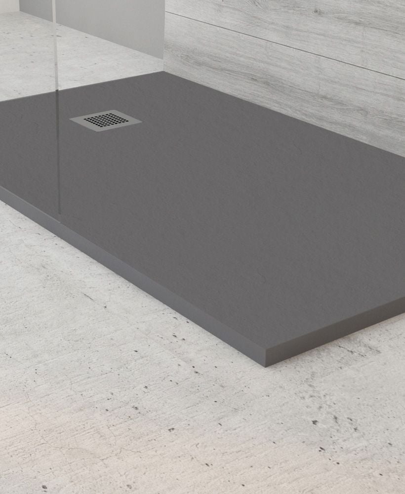 SLATERectangle Shower Tray & Waste