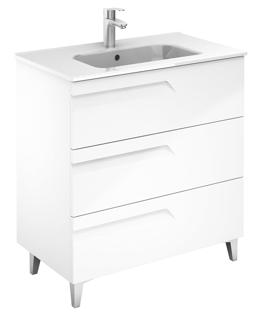 BRAVA Floorstanding Three Drawer Vanity Unit