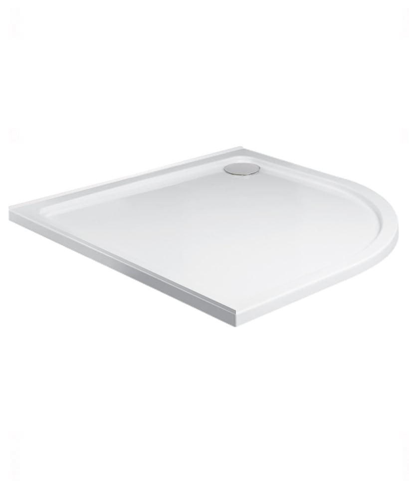 LOW PROFILE Quadrant 2 Upstand Shower Tray White