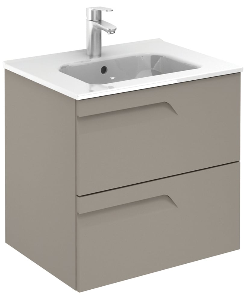 BRAVA Wall Hung Two Drawer Vanity Unit