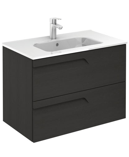 BRAVA Wall Hung Two Drawer Vanity Unit