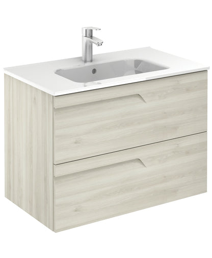 BRAVA Wall Hung Two Drawer Vanity Unit