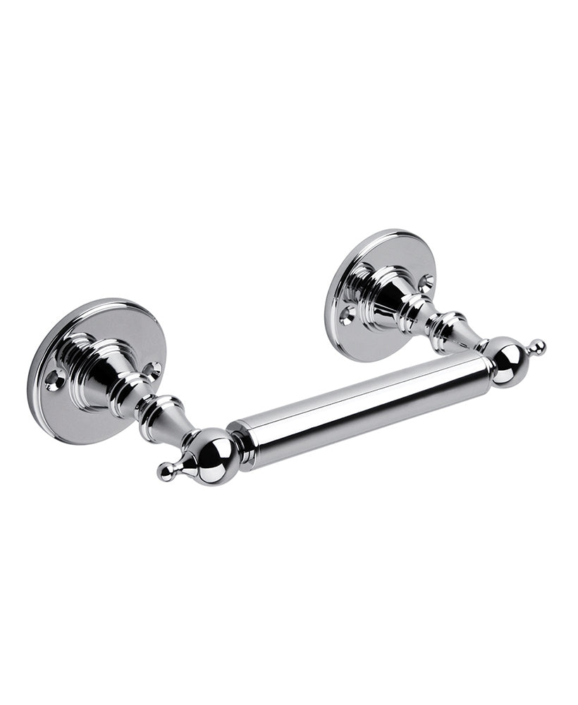 STOCKTON Traditional Toilet Roll holder Chrome