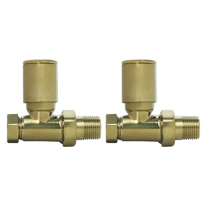 SONAS Round Straight Radiator Valve