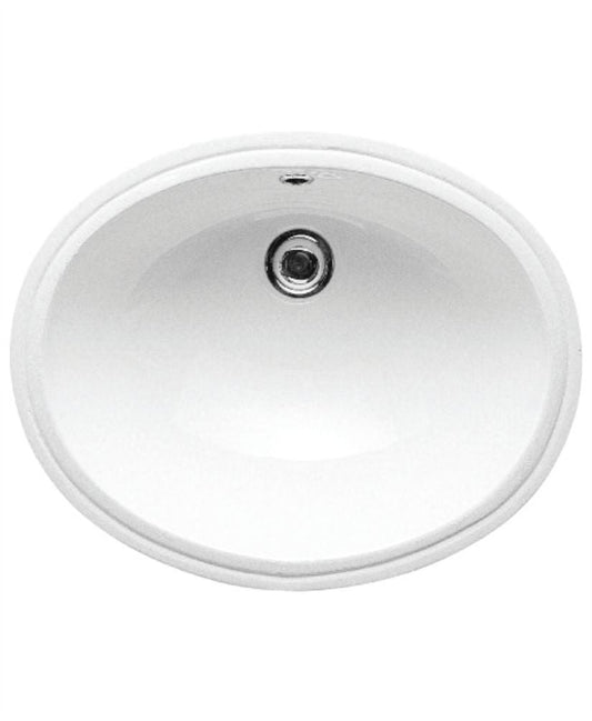 STRATA Oval No Tap Hole Undercounter Wash Basin