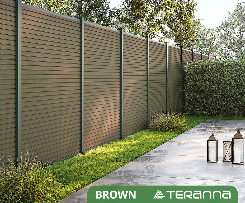 Teranna Composite Fencing is Easy to Install & Low Maintenance.