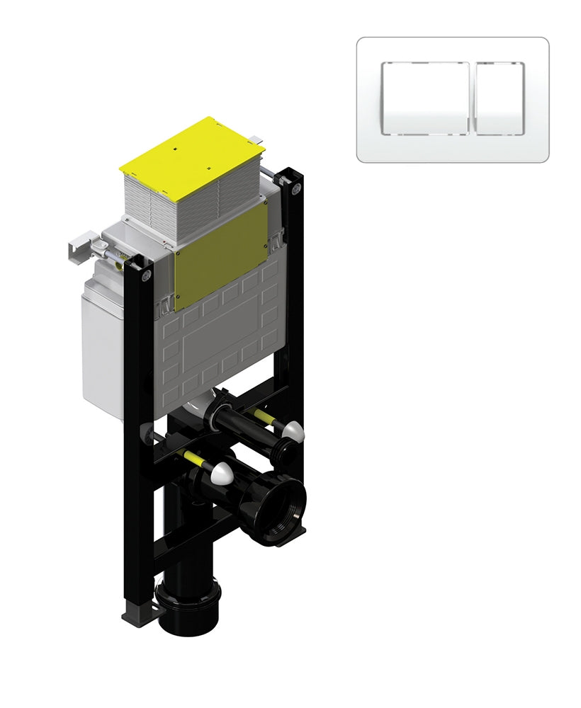 Small Fastfix Frame for Wall Hung WC Rectangle Fascia Plate