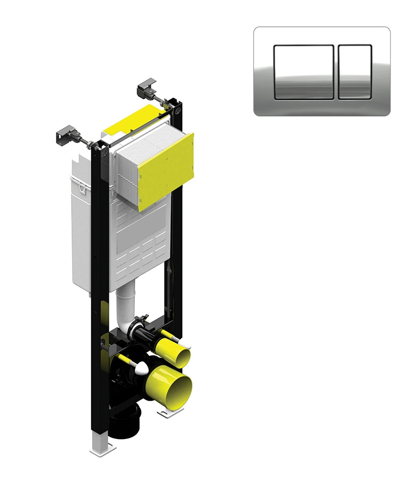 Large Fastfix Frame for Wall Hung WC Rectangle Fascia Plate
